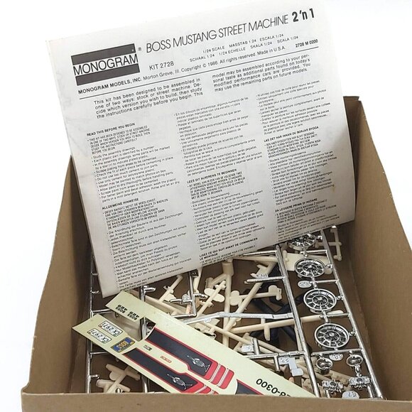 Monogram Boss 429 Mustang Scale 1:24 with Box 2728 Pre-Assembled READ Condition - Picture 9 of 13